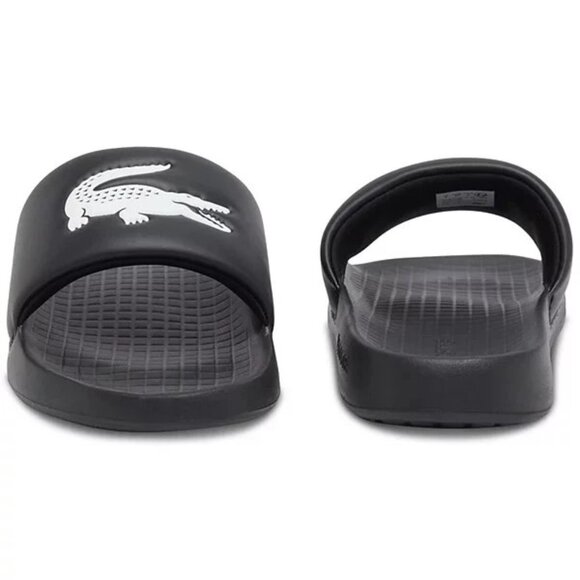 New Lacoste Men's Logo Serve Slides 1.0 Size 11 - Picture 4 of 5